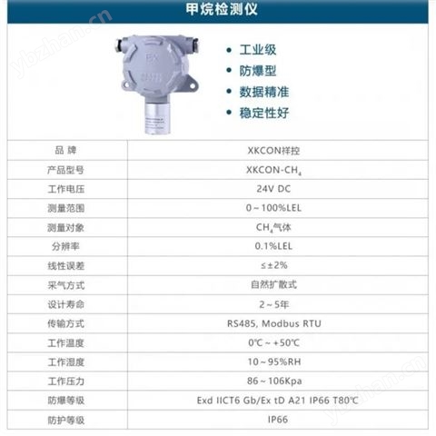 甲烷濃度檢測(cè)儀-報(bào)警儀-工業(yè)級(jí)-防爆型