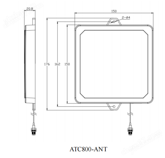 ATE800-U开关柜内母排测温螺栓式传感器