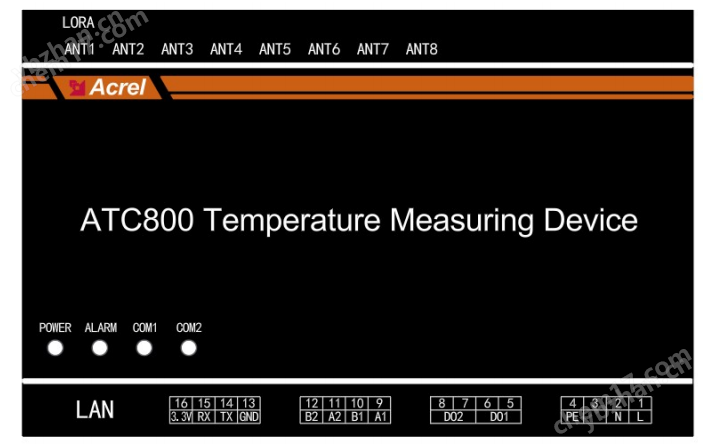 ATE800-U开关柜内母排测温螺栓式传感器