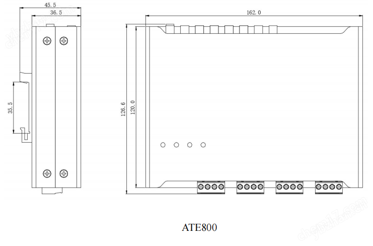 ATE800-U开关柜内母排测温螺栓式传感器