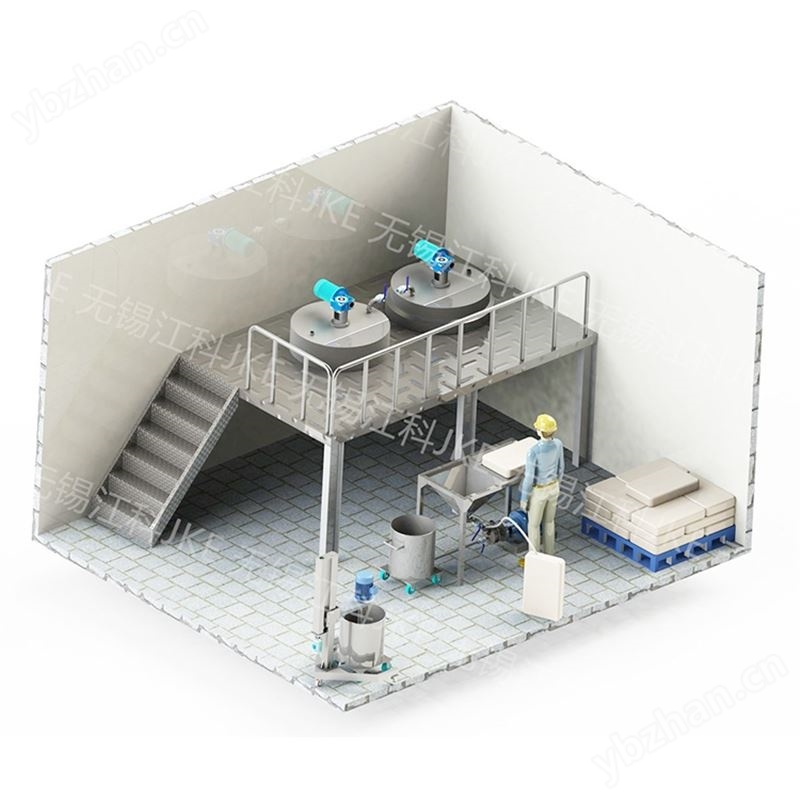 无锡江科黄原胶粉液混合机