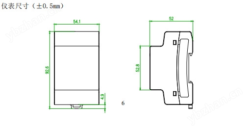 光伏逆变器系统交流单相防逆流仪表