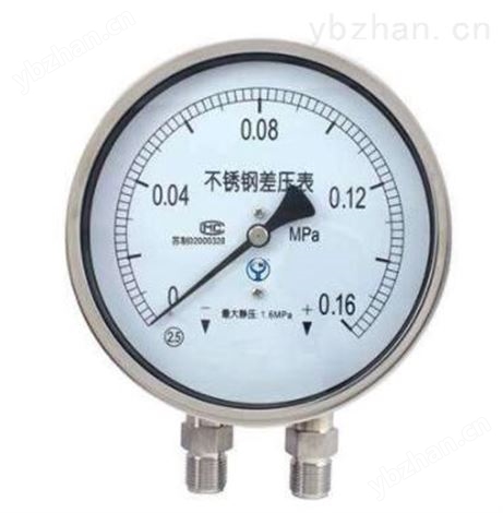 不銹鋼差壓表特征 電壓表