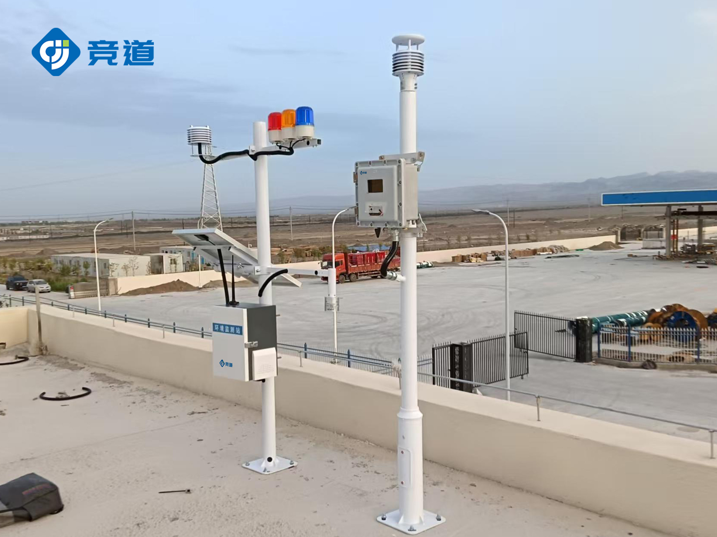防爆型氣象站和雷電預(yù)警系統(tǒng)安裝成功