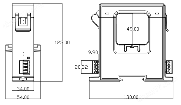 安科瑞B(yǎng)A水泥廠開口式交流電流變送器