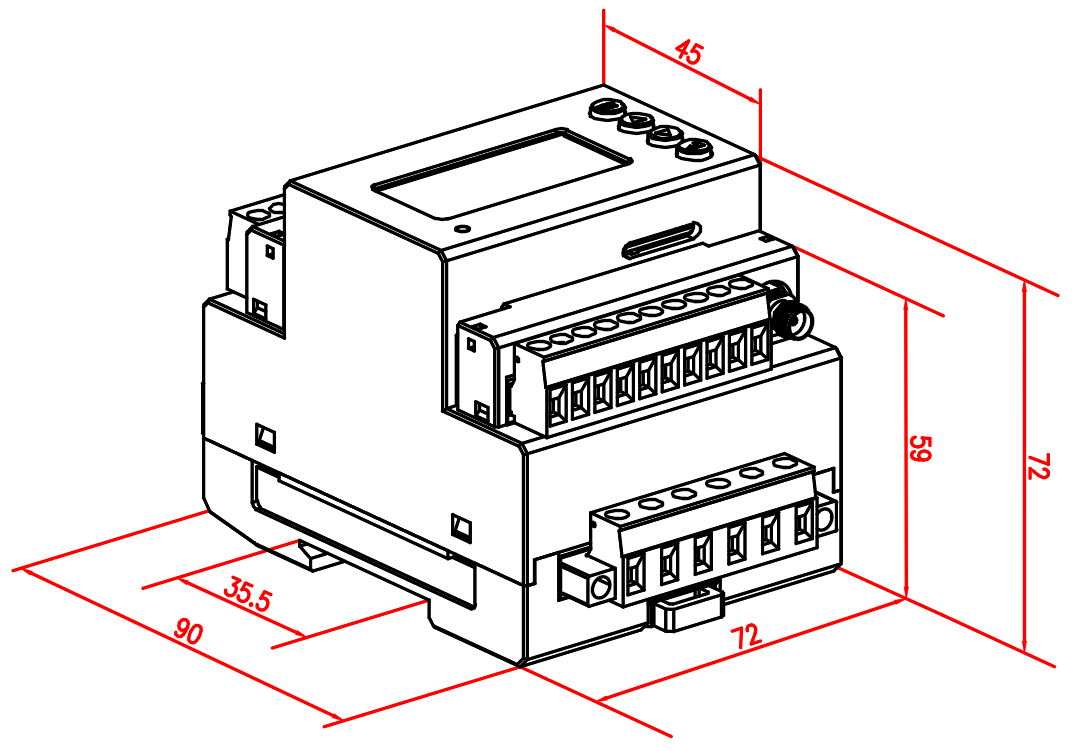 安科瑞ADW300WA无线计量电表15分钟电能冻结